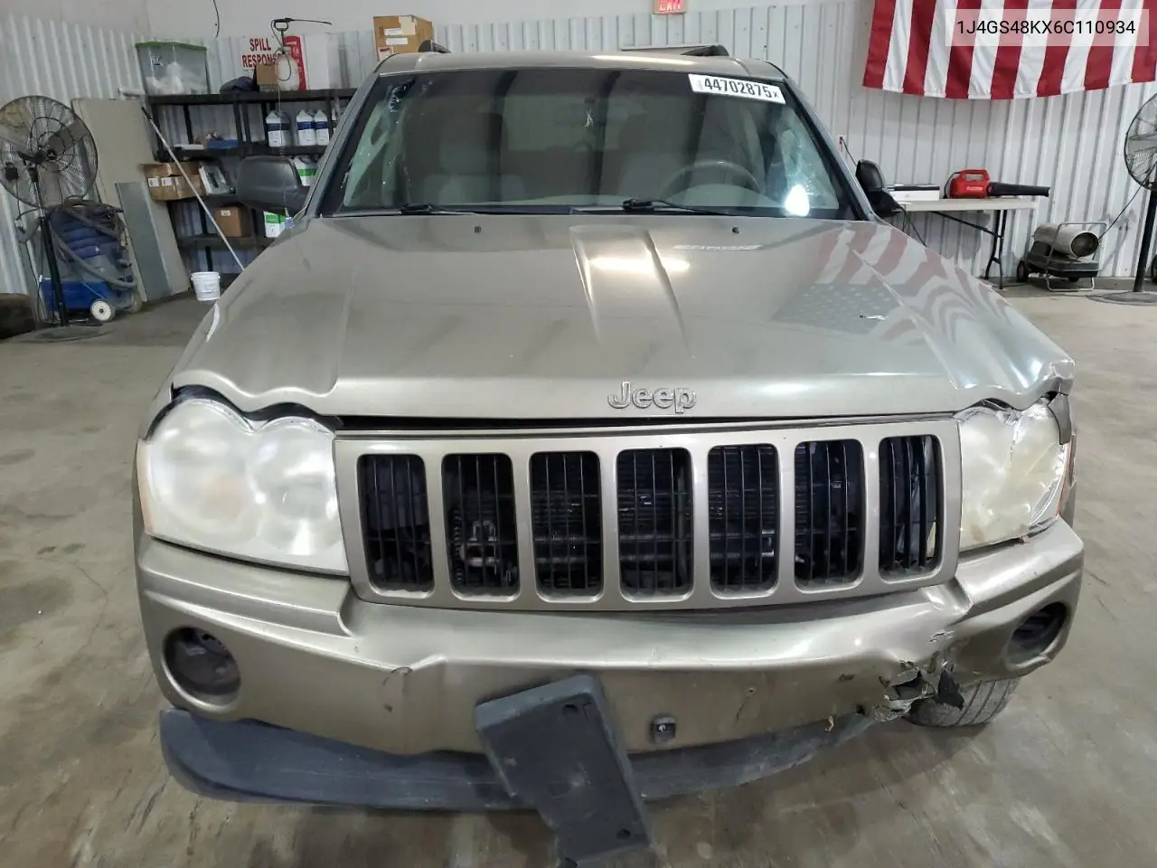 2006 Jeep Grand Cherokee Laredo VIN: 1J4GS48KX6C110934 Lot: 44702875