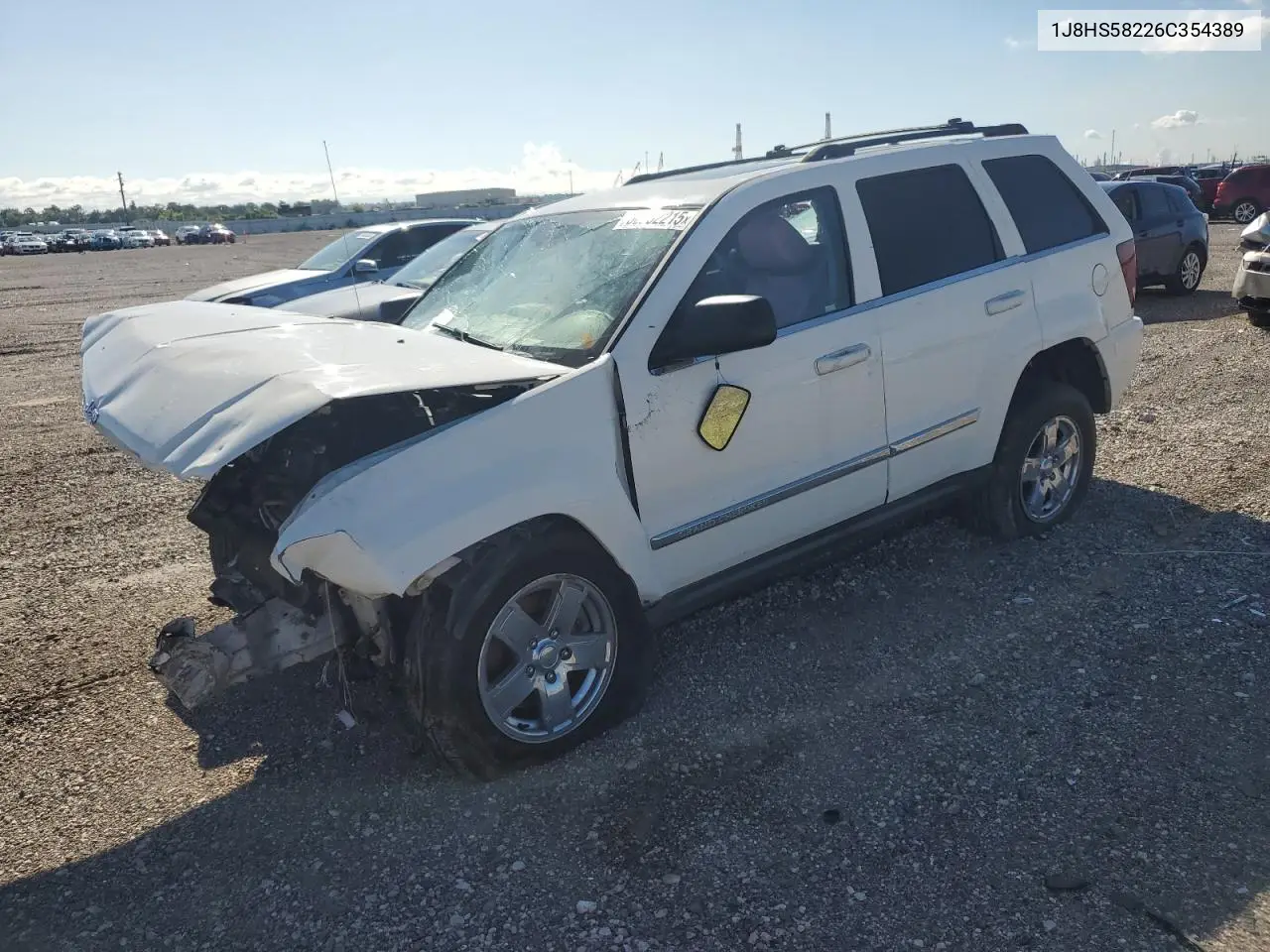 2006 Jeep Grand Cherokee Limited VIN: 1J8HS58226C354389 Lot: 56252215