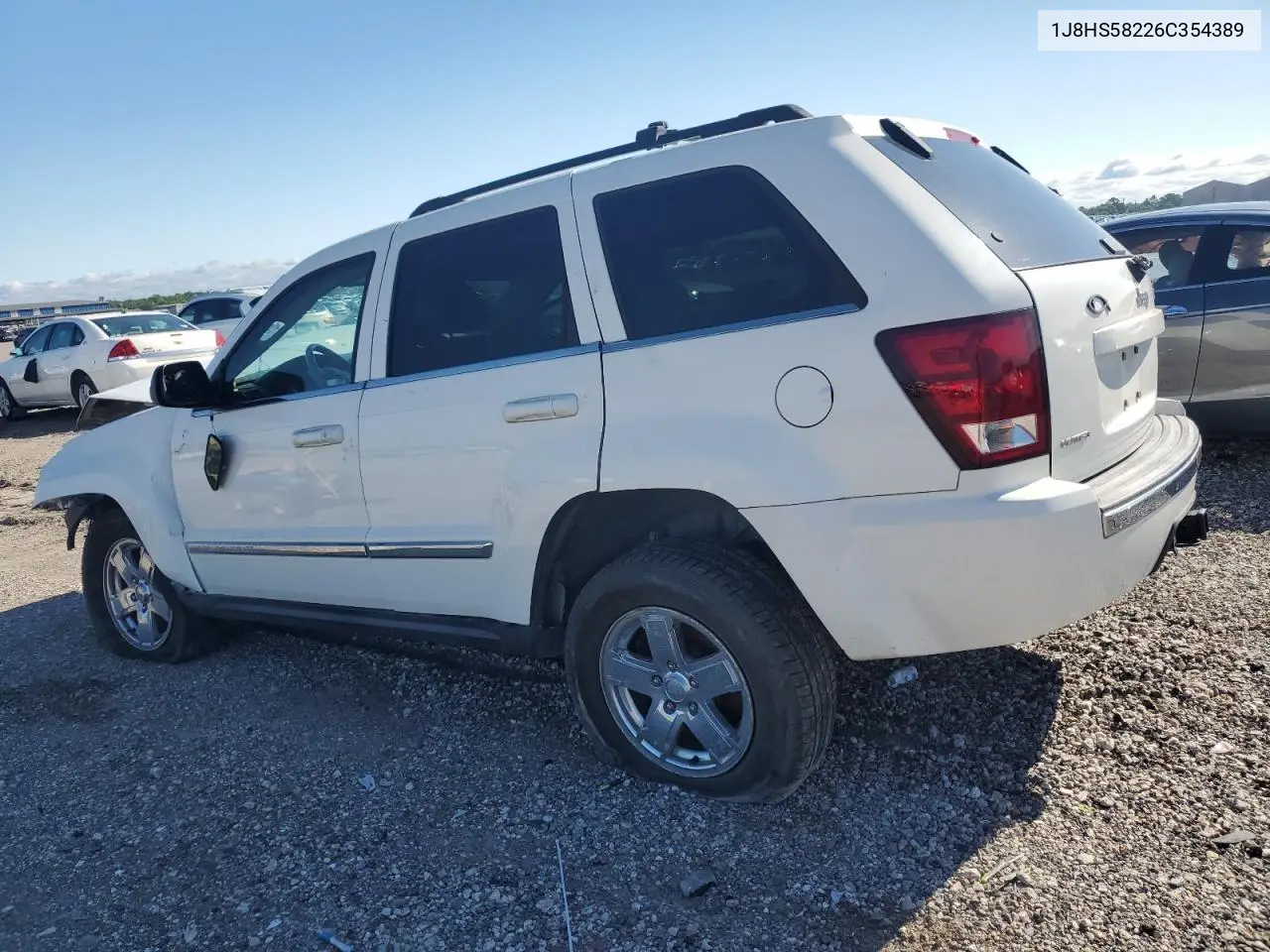 2006 Jeep Grand Cherokee Limited VIN: 1J8HS58226C354389 Lot: 56252215