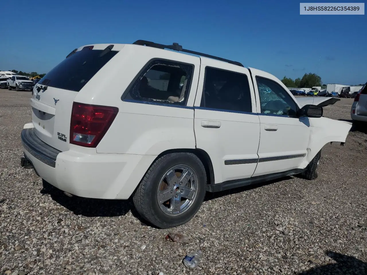 2006 Jeep Grand Cherokee Limited VIN: 1J8HS58226C354389 Lot: 56252215