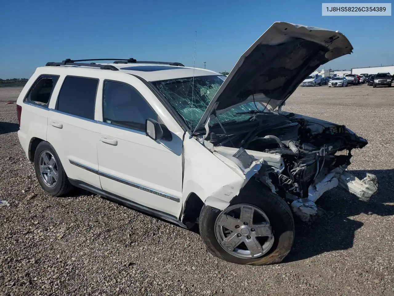 2006 Jeep Grand Cherokee Limited VIN: 1J8HS58226C354389 Lot: 56252215