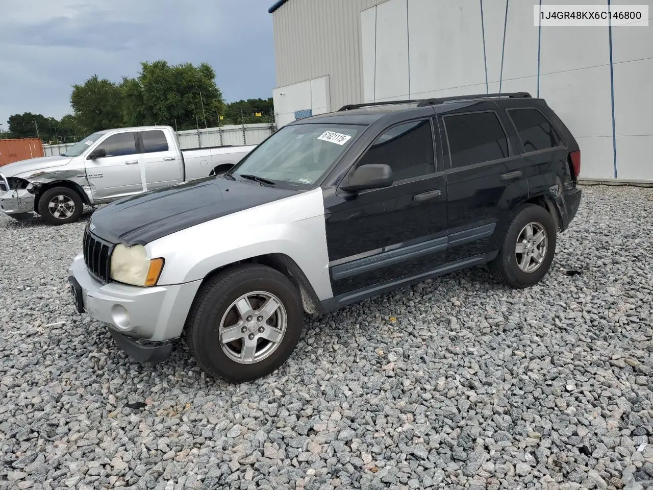 2006 Jeep Grand Cherokee Laredo VIN: 1J4GR48KX6C146800 Lot: 61821115
