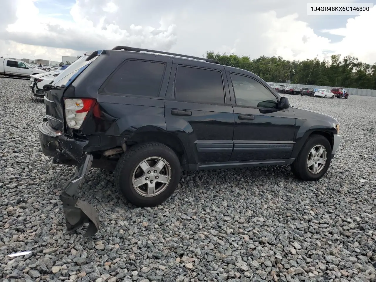2006 Jeep Grand Cherokee Laredo VIN: 1J4GR48KX6C146800 Lot: 61821115