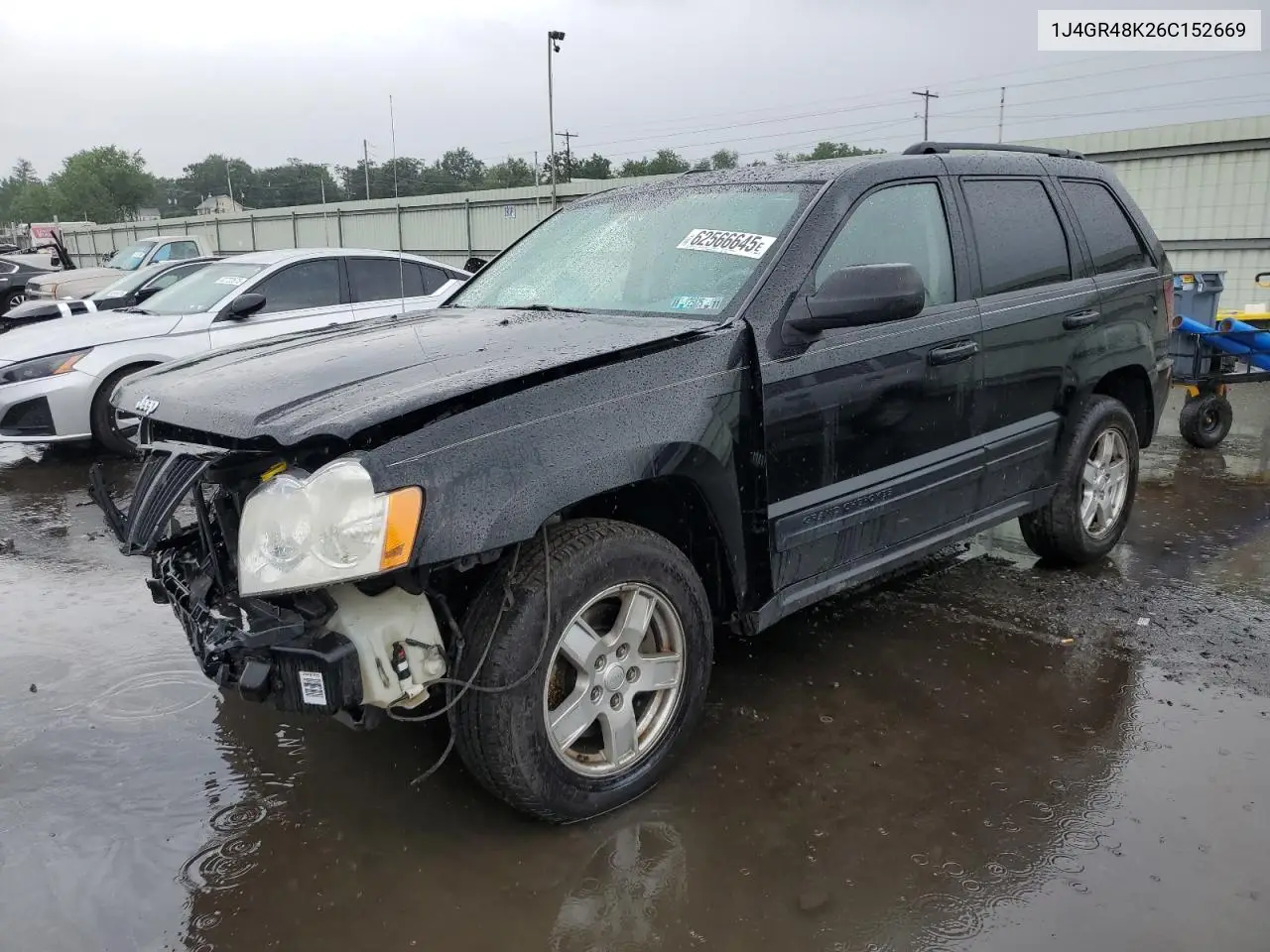 2006 Jeep Grand Cherokee Laredo VIN: 1J4GR48K26C152669 Lot: 62566645