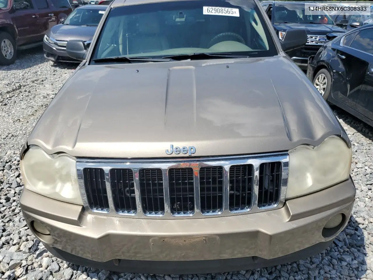 2006 Jeep Grand Cherokee Limited VIN: 1J4HR58NX6C308333 Lot: 62908565