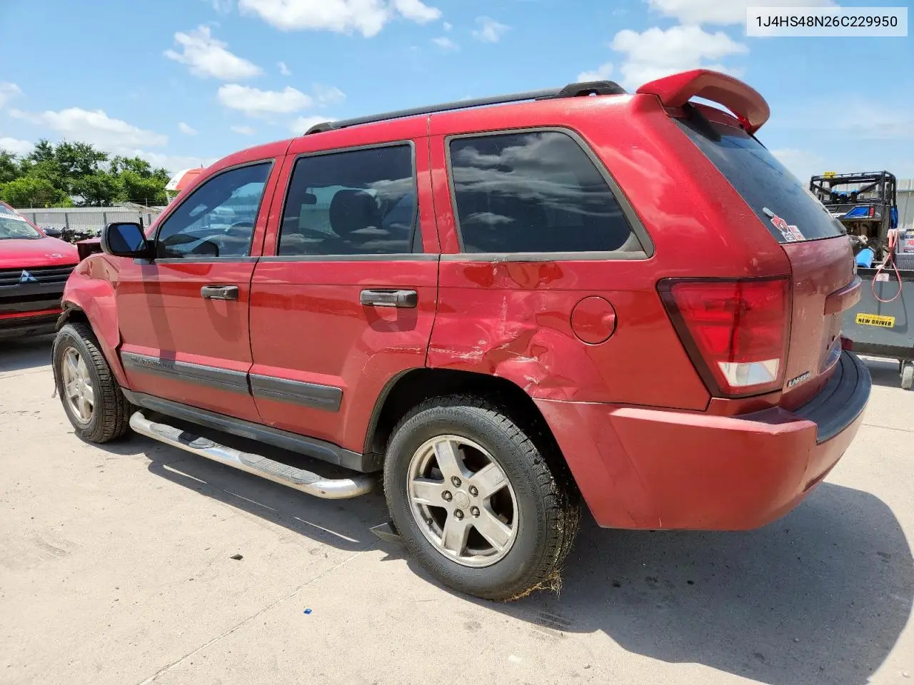 2006 Jeep Grand Cherokee Laredo VIN: 1J4HS48N26C229950 Lot: 63095685