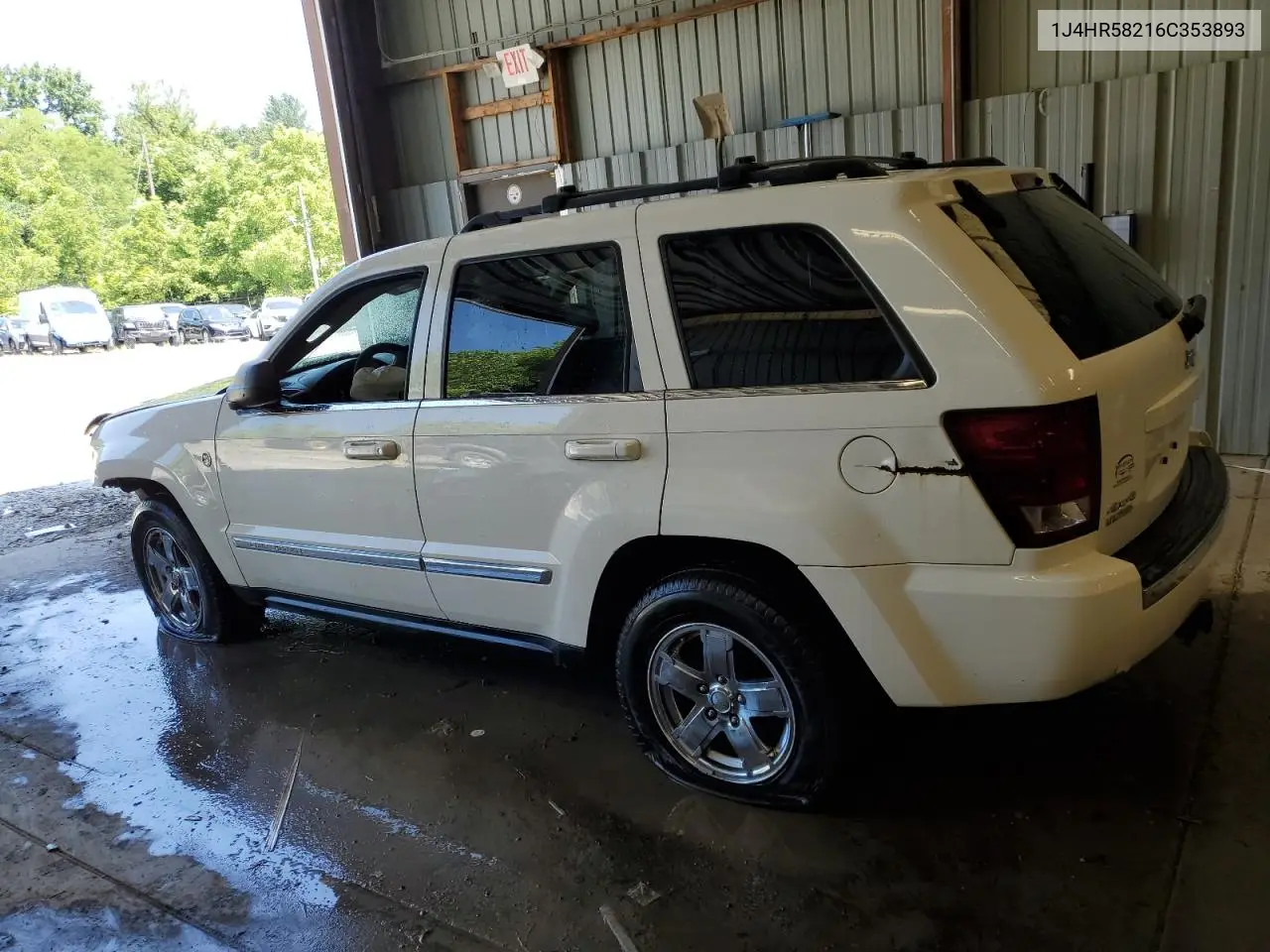 2006 Jeep Grand Cherokee Limited VIN: 1J4HR58216C353893 Lot: 63502105