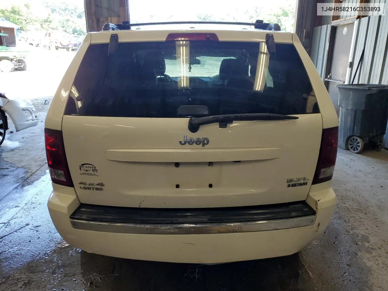 2006 Jeep Grand Cherokee Limited VIN: 1J4HR58216C353893 Lot: 63502105