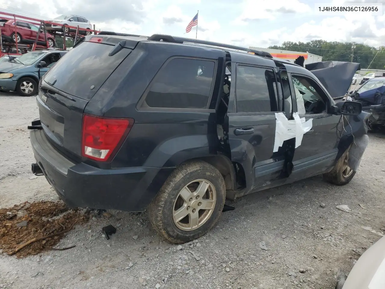 2006 Jeep Grand Cherokee Laredo VIN: 1J4HS48N36C126956 Lot: 65173154