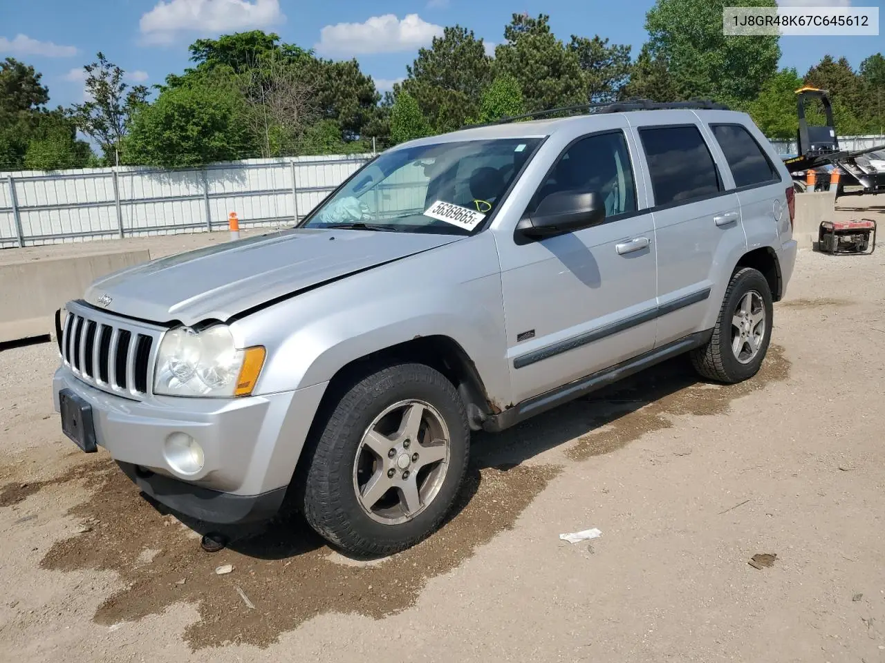 2007 Jeep Grand Cherokee Laredo VIN: 1J8GR48K67C645612 Lot: 56369665