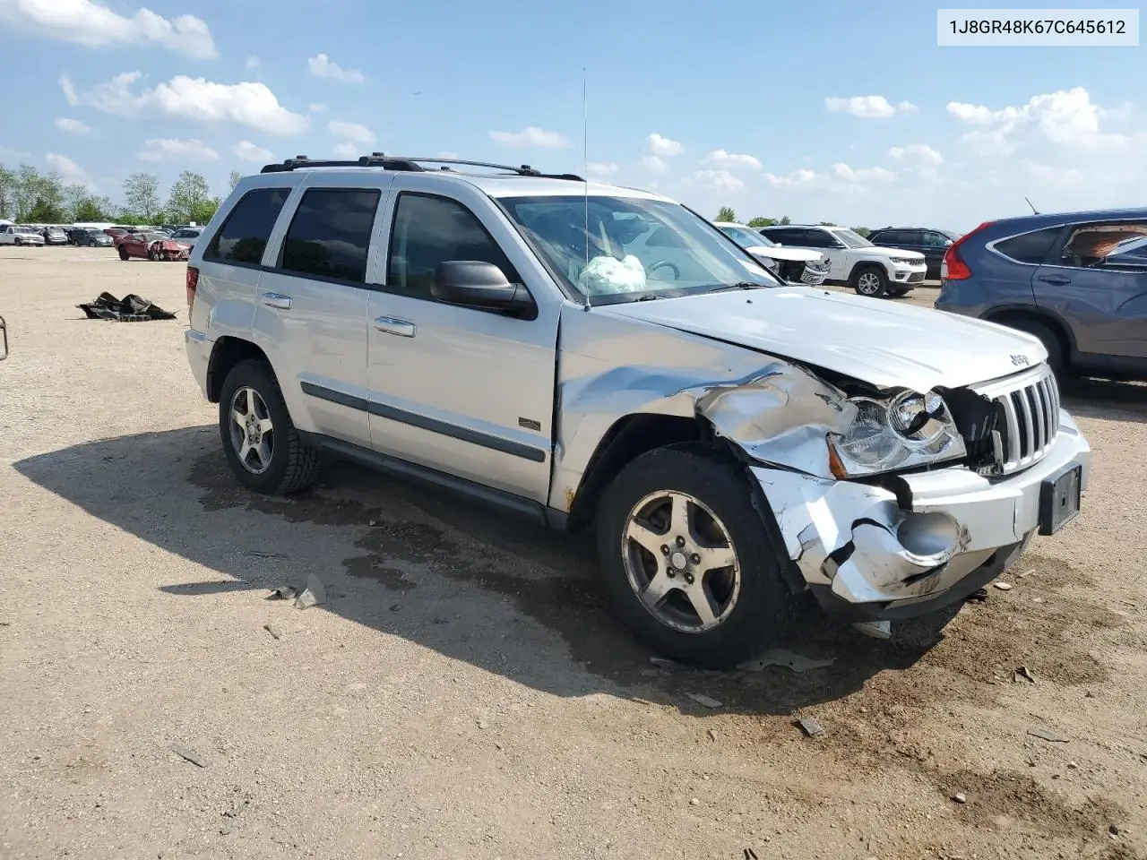 2007 Jeep Grand Cherokee Laredo VIN: 1J8GR48K67C645612 Lot: 56369665