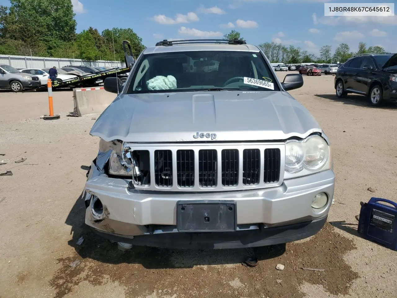 2007 Jeep Grand Cherokee Laredo VIN: 1J8GR48K67C645612 Lot: 56369665