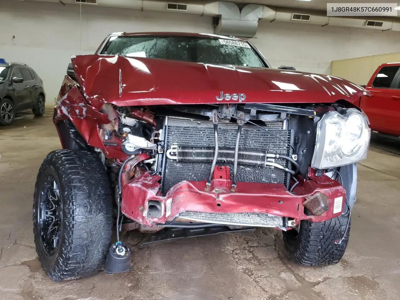 2007 Jeep Grand Cherokee Laredo VIN: 1J8GR48K57C660991 Lot: 56588715