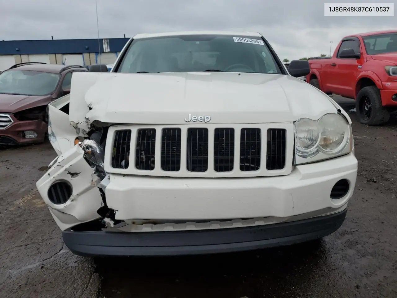 2007 Jeep Grand Cherokee Laredo VIN: 1J8GR48K87C610537 Lot: 56955385