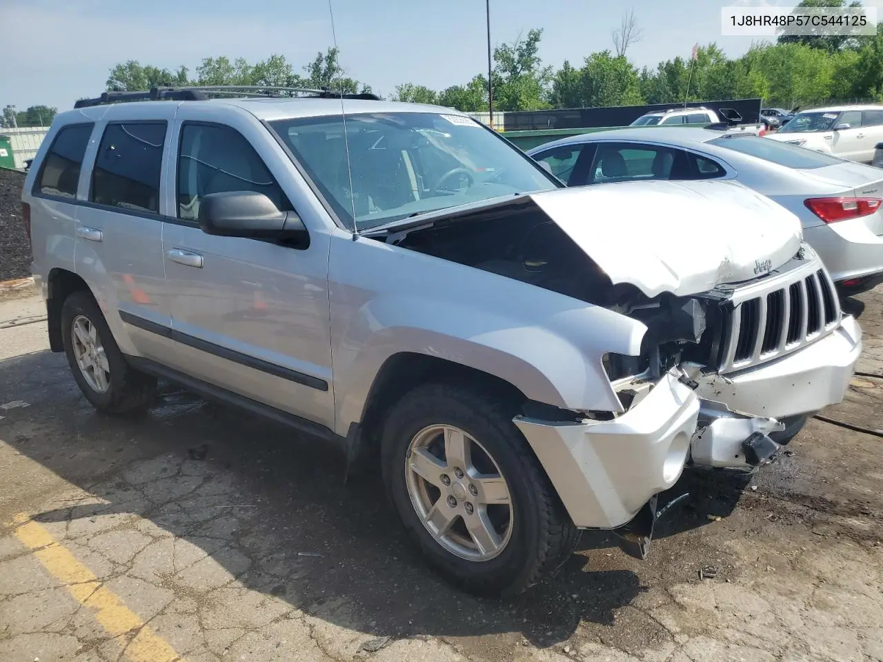 2007 Jeep Grand Cherokee Laredo VIN: 1J8HR48P57C544125 Lot: 62236685
