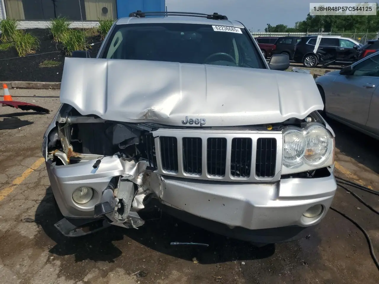 2007 Jeep Grand Cherokee Laredo VIN: 1J8HR48P57C544125 Lot: 62236685