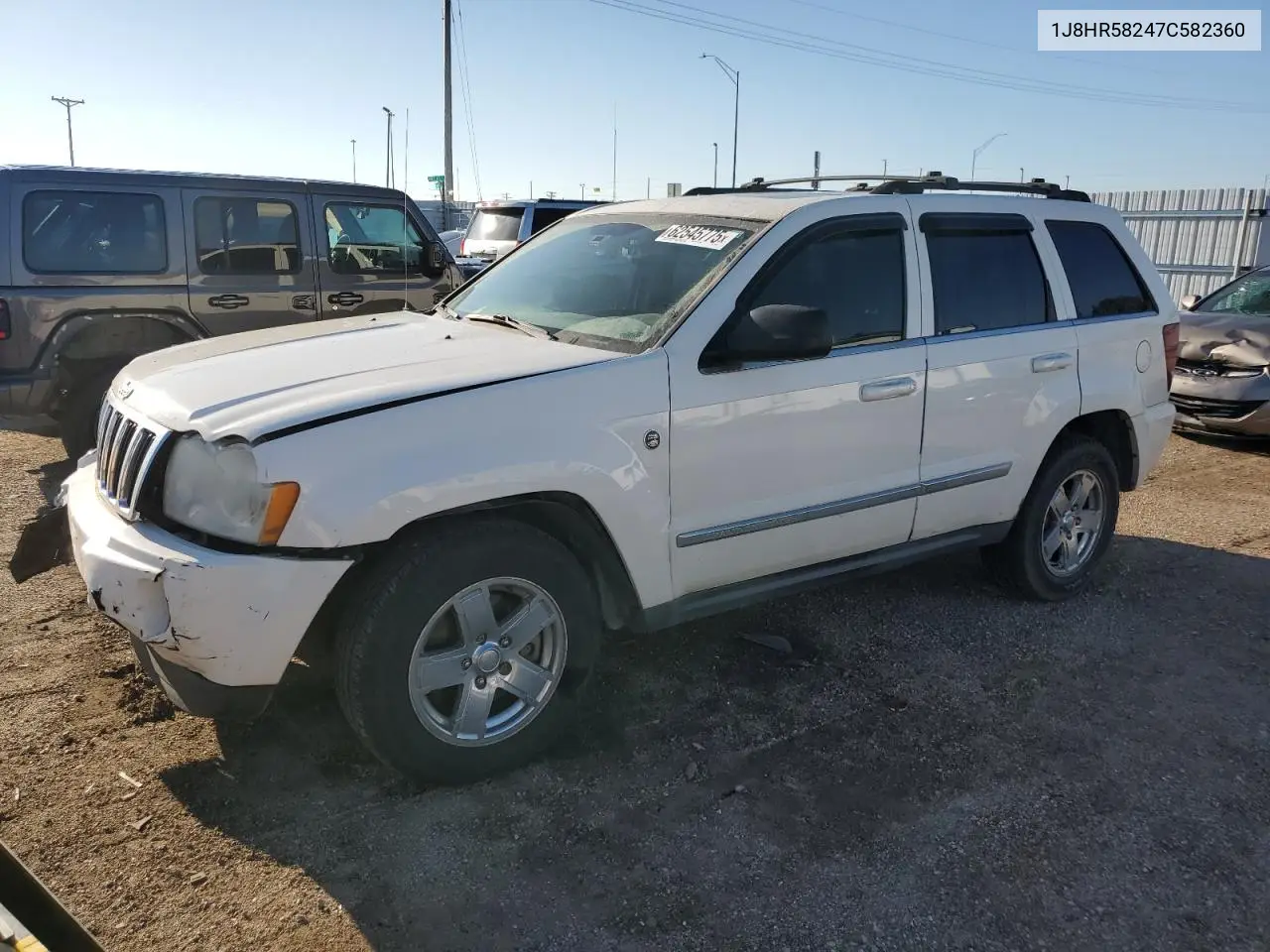 2007 Jeep Grand Cherokee Limited VIN: 1J8HR58247C582360 Lot: 62545775