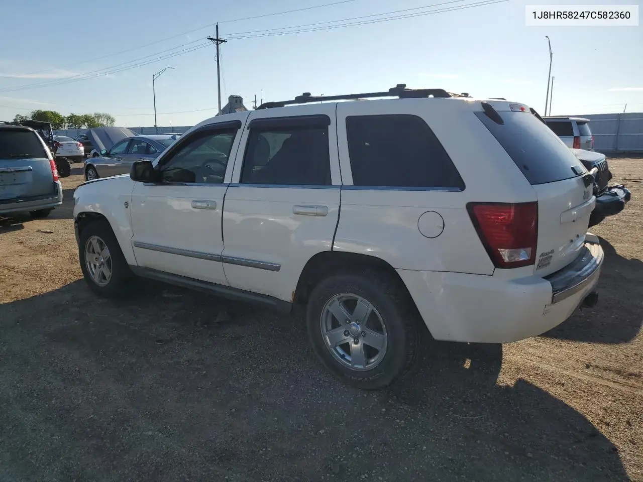 2007 Jeep Grand Cherokee Limited VIN: 1J8HR58247C582360 Lot: 62545775