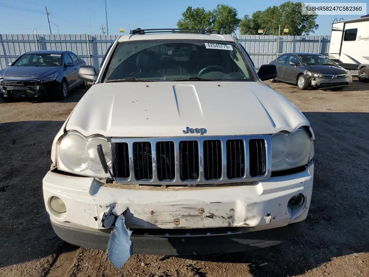 2007 Jeep Grand Cherokee Limited VIN: 1J8HR58247C582360 Lot: 62545775