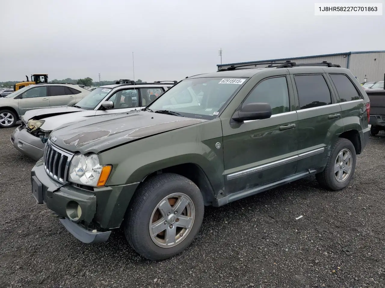 2007 Jeep Grand Cherokee Limited VIN: 1J8HR58227C701863 Lot: 62915915