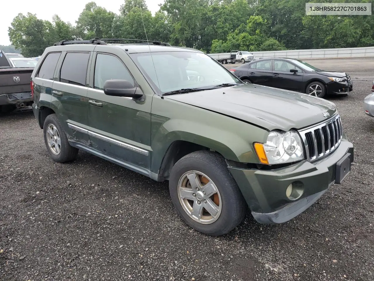 2007 Jeep Grand Cherokee Limited VIN: 1J8HR58227C701863 Lot: 62915915