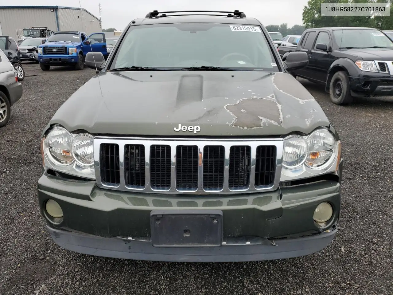 2007 Jeep Grand Cherokee Limited VIN: 1J8HR58227C701863 Lot: 62915915