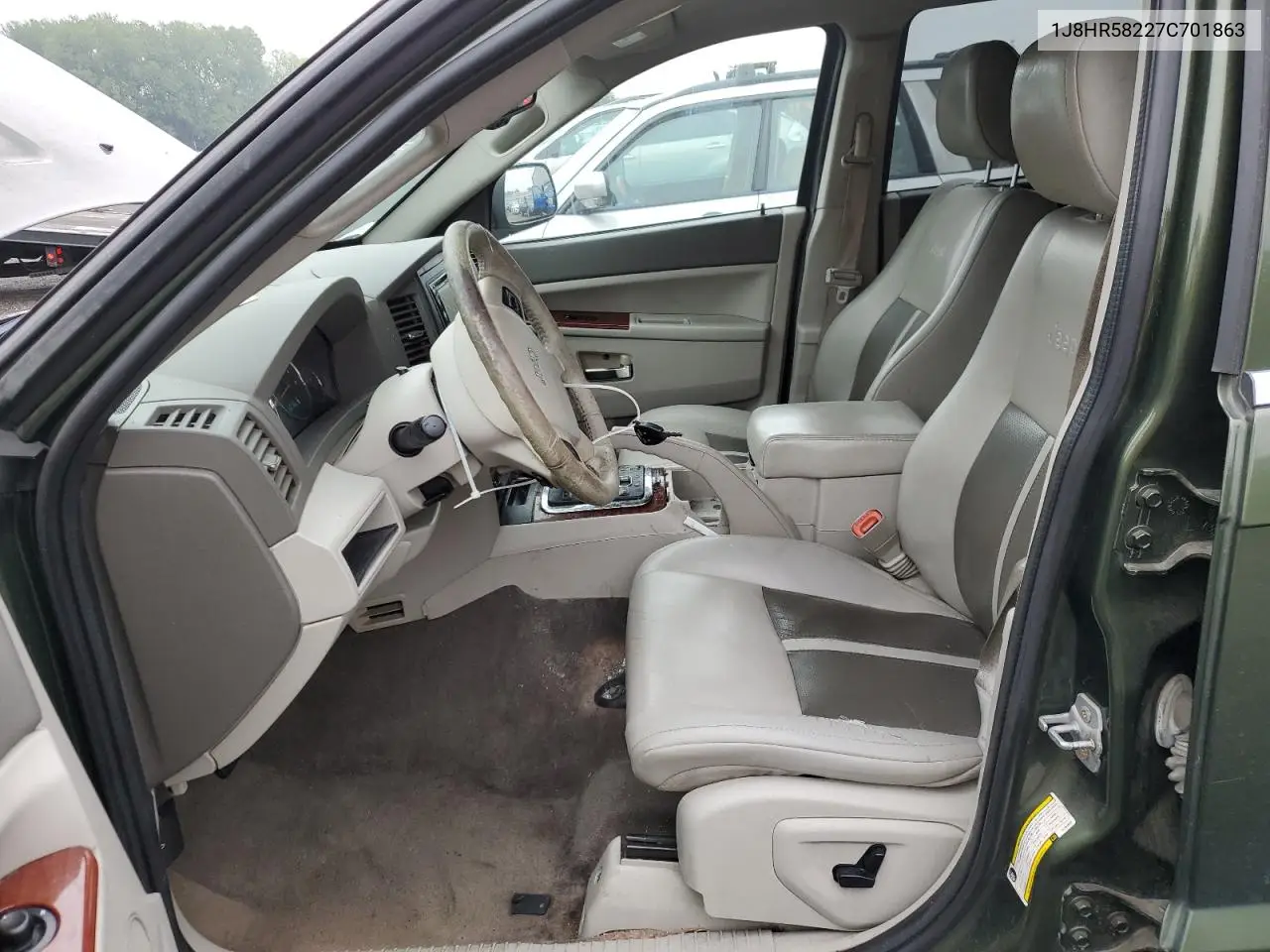 2007 Jeep Grand Cherokee Limited VIN: 1J8HR58227C701863 Lot: 62915915