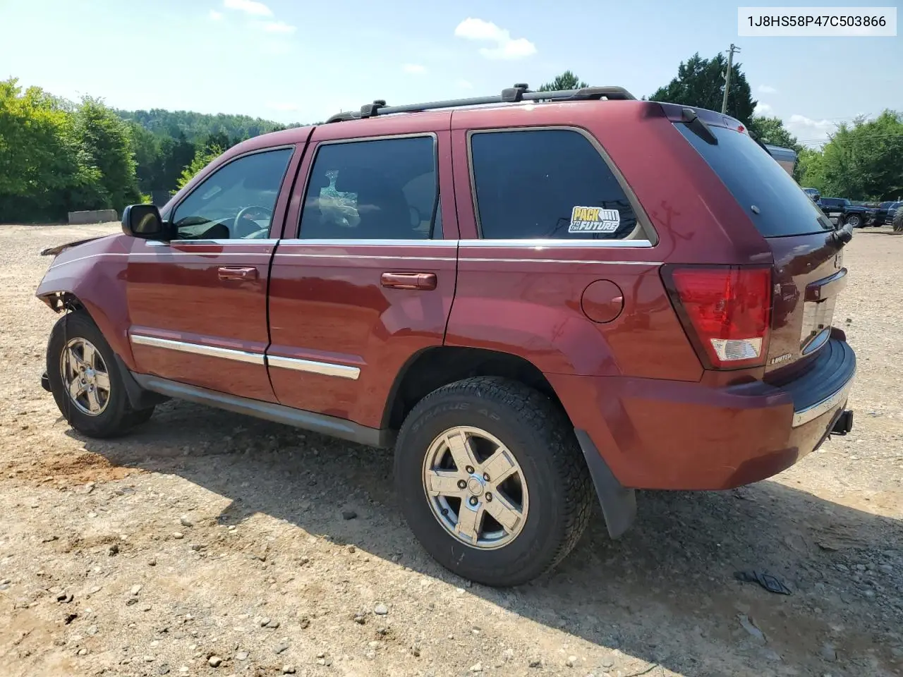 2007 Jeep Grand Cherokee Limited VIN: 1J8HS58P47C503866 Lot: 63100795
