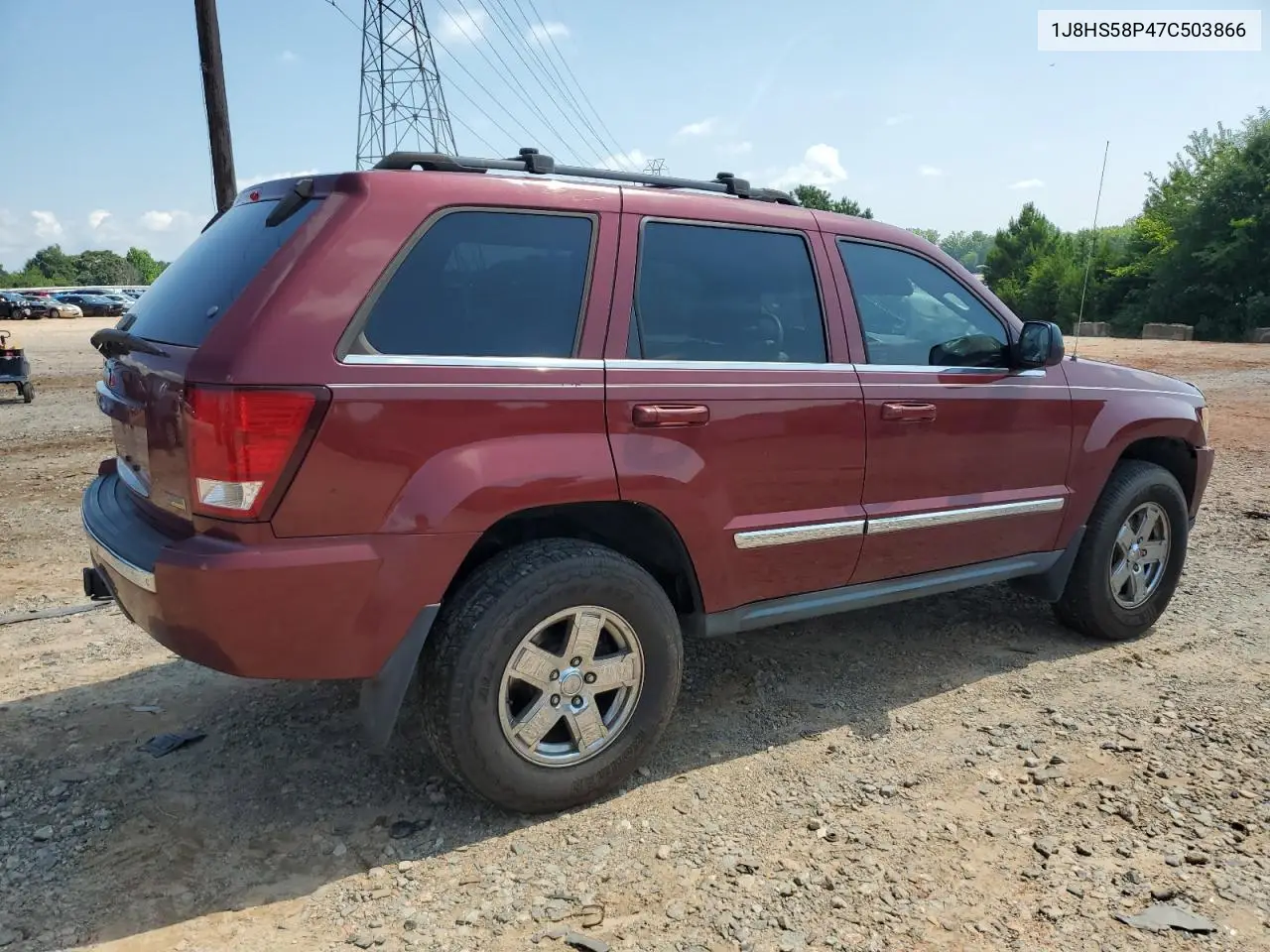 2007 Jeep Grand Cherokee Limited VIN: 1J8HS58P47C503866 Lot: 63100795