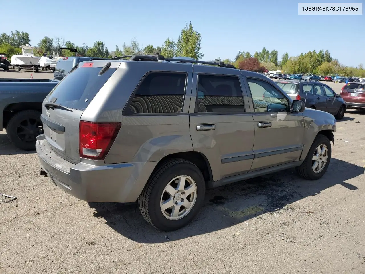 2008 Jeep Grand Cherokee Laredo VIN: 1J8GR48K78C173955 Lot: 53247285