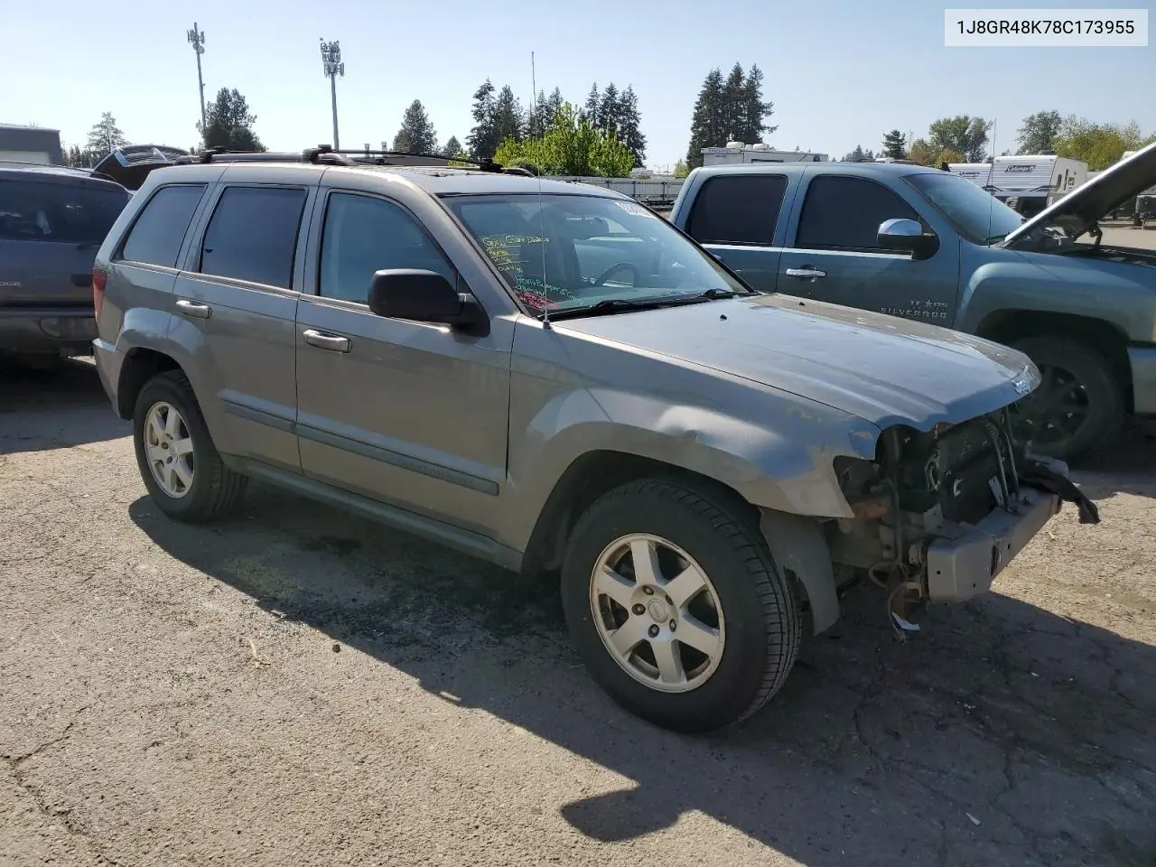 2008 Jeep Grand Cherokee Laredo VIN: 1J8GR48K78C173955 Lot: 53247285