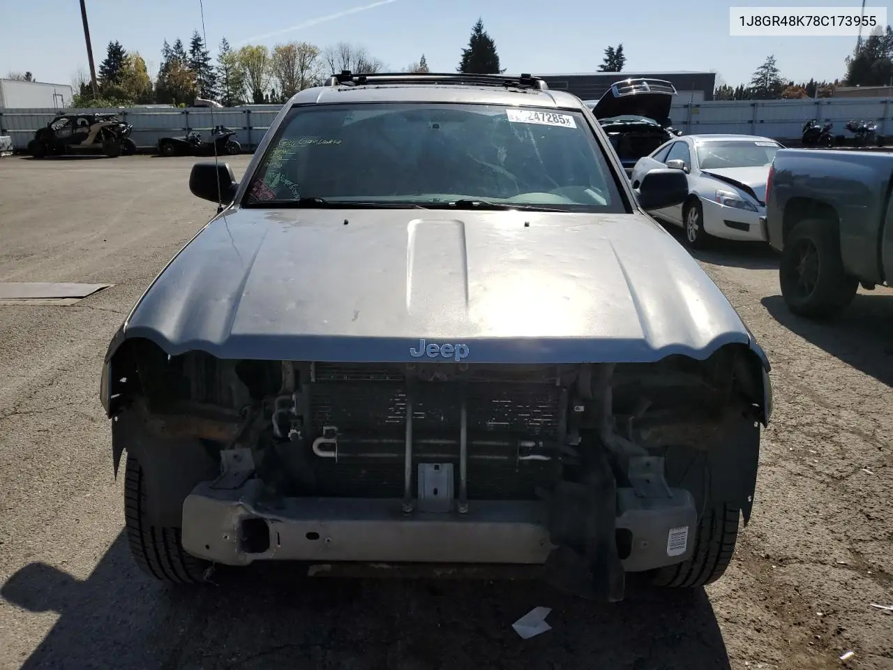 2008 Jeep Grand Cherokee Laredo VIN: 1J8GR48K78C173955 Lot: 53247285