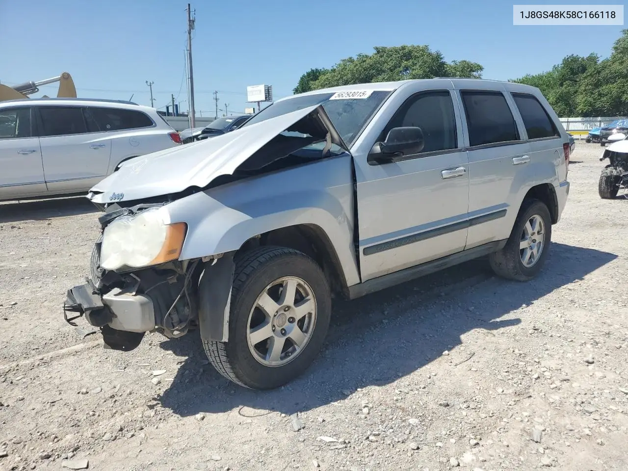 2008 Jeep Grand Cherokee Laredo VIN: 1J8GS48K58C166118 Lot: 56293015