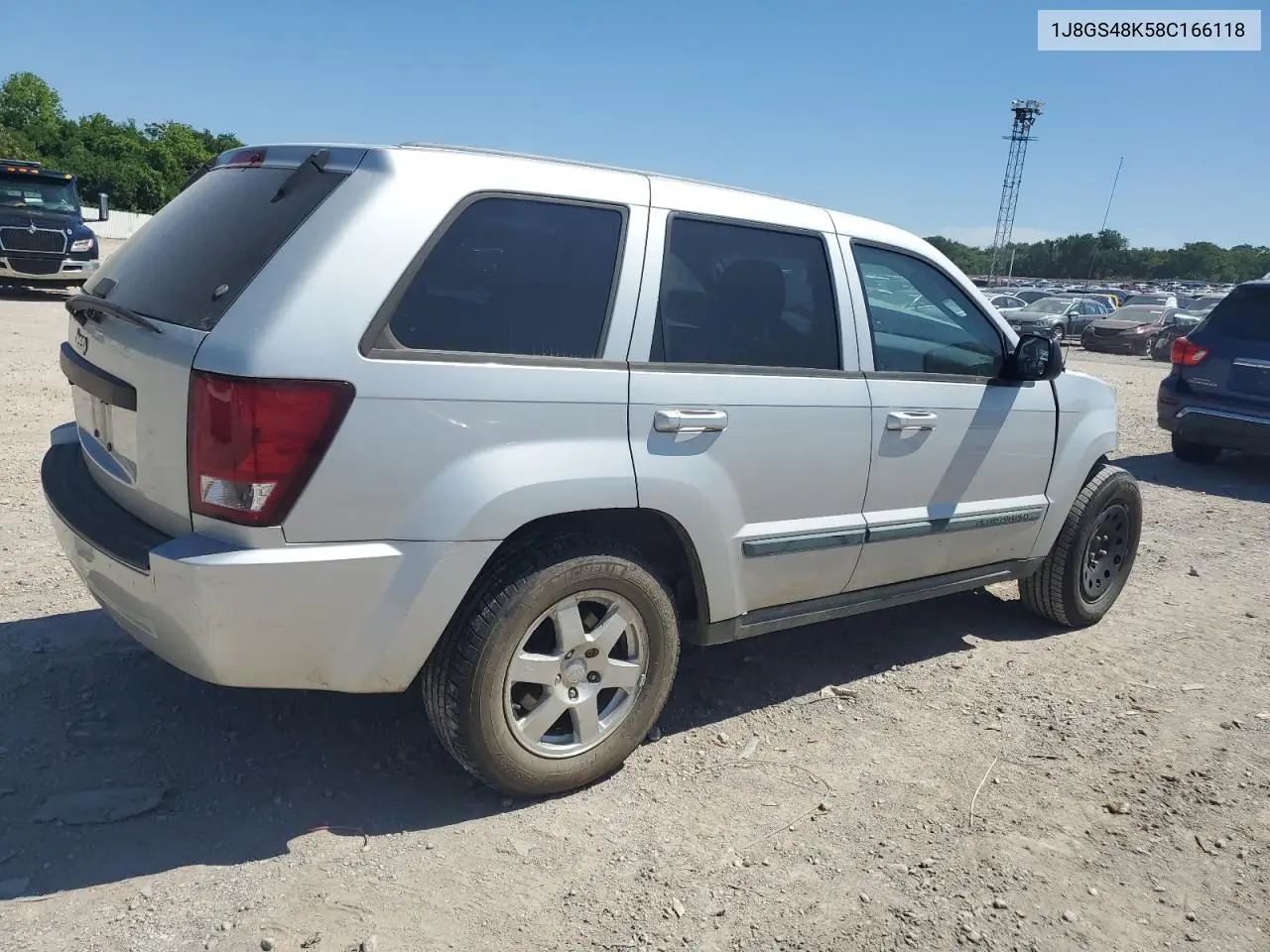 2008 Jeep Grand Cherokee Laredo VIN: 1J8GS48K58C166118 Lot: 56293015