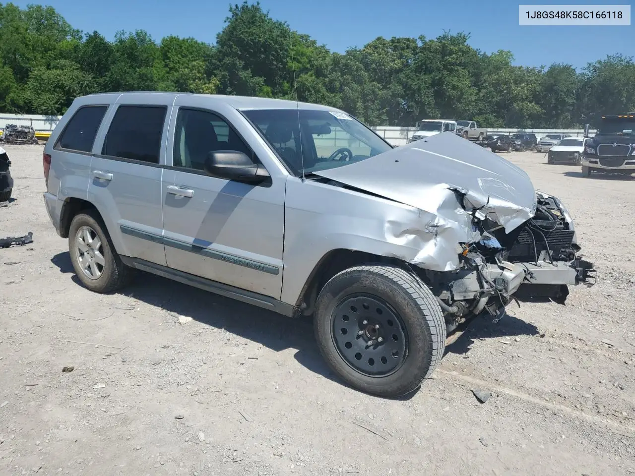 2008 Jeep Grand Cherokee Laredo VIN: 1J8GS48K58C166118 Lot: 56293015