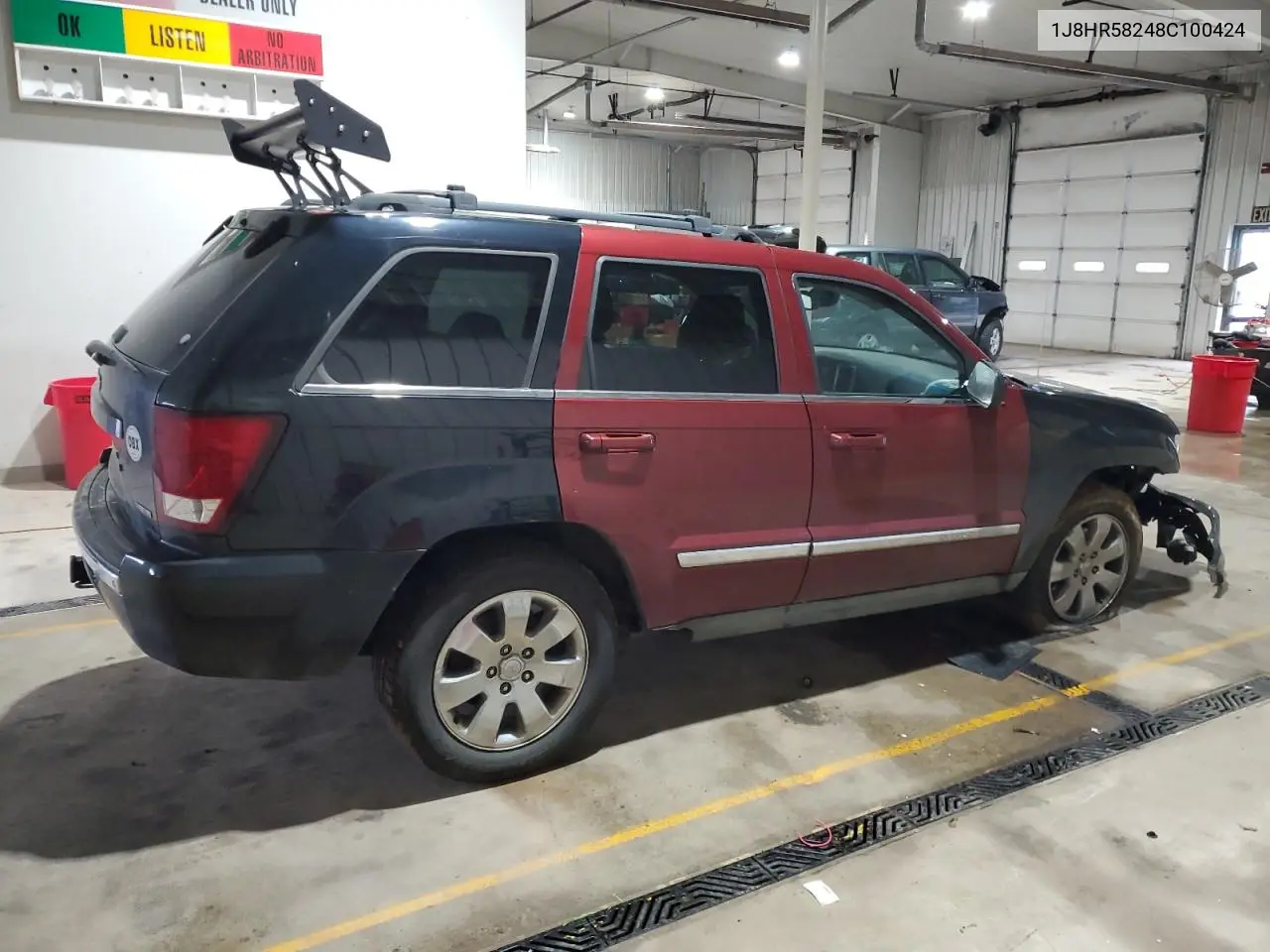 2008 Jeep Grand Cherokee Limited VIN: 1J8HR58248C100424 Lot: 56736565
