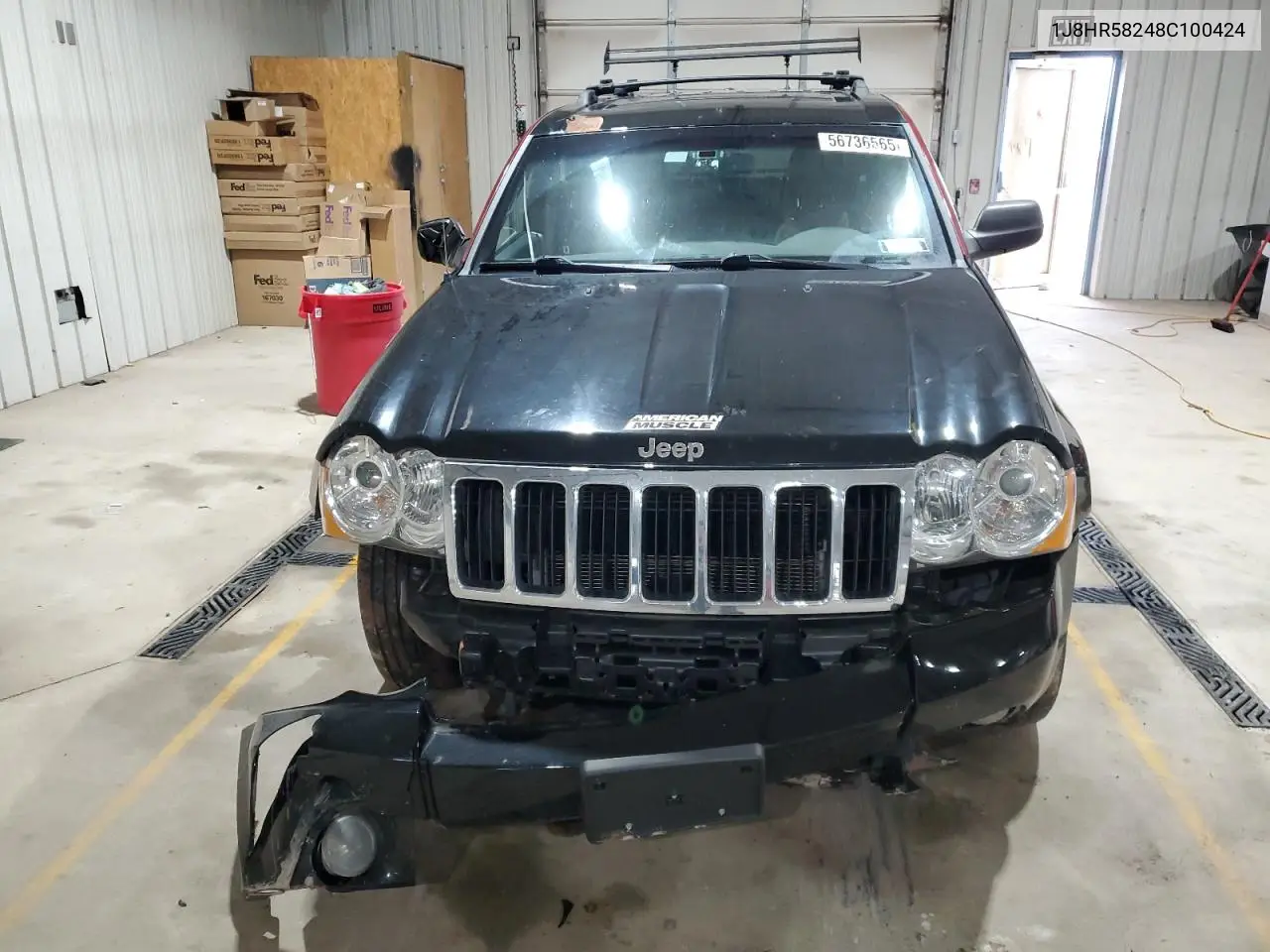 2008 Jeep Grand Cherokee Limited VIN: 1J8HR58248C100424 Lot: 56736565