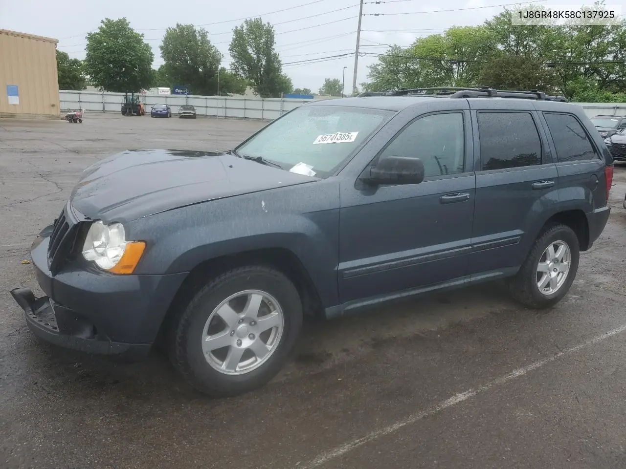2008 Jeep Grand Cherokee Laredo VIN: 1J8GR48K58C137925 Lot: 56741385