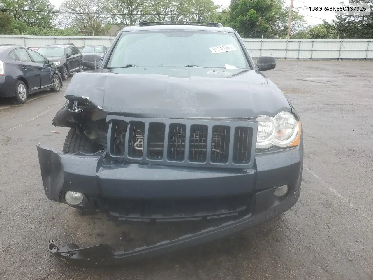 2008 Jeep Grand Cherokee Laredo VIN: 1J8GR48K58C137925 Lot: 56741385