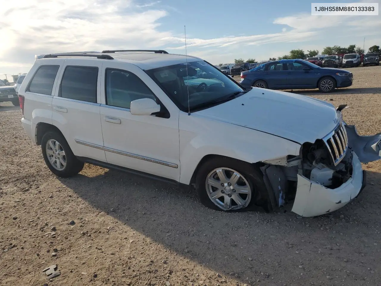 2008 Jeep Grand Cherokee Limited VIN: 1J8HS58M88C133383 Lot: 56889755