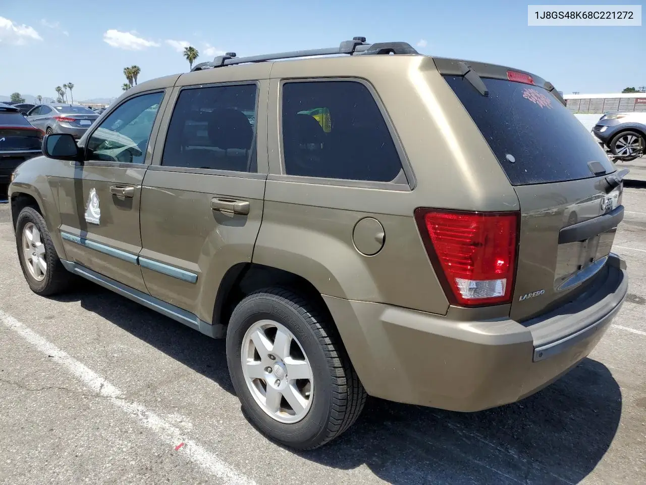 2008 Jeep Grand Cherokee Laredo VIN: 1J8GS48K68C221272 Lot: 57128725