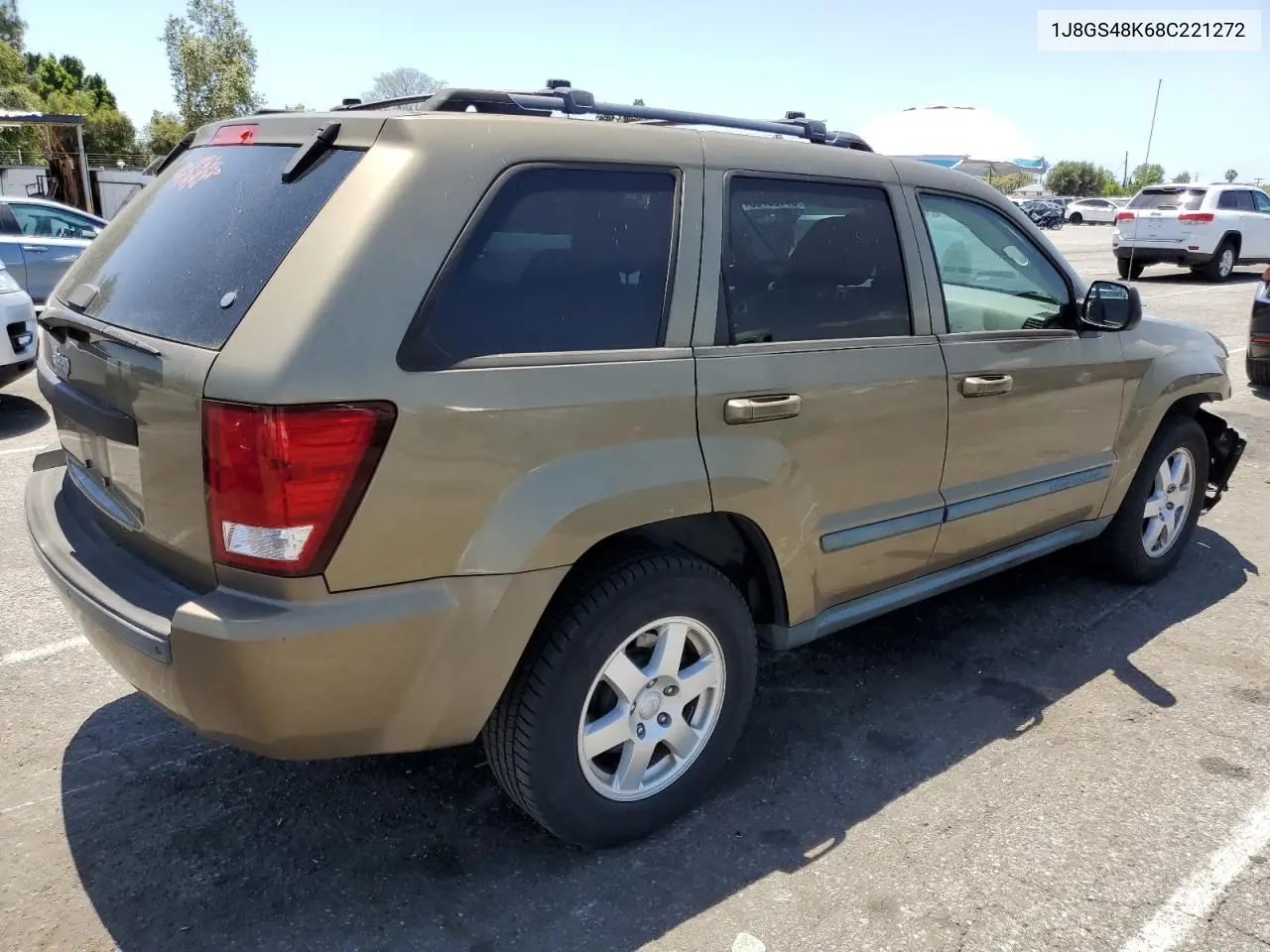 2008 Jeep Grand Cherokee Laredo VIN: 1J8GS48K68C221272 Lot: 57128725