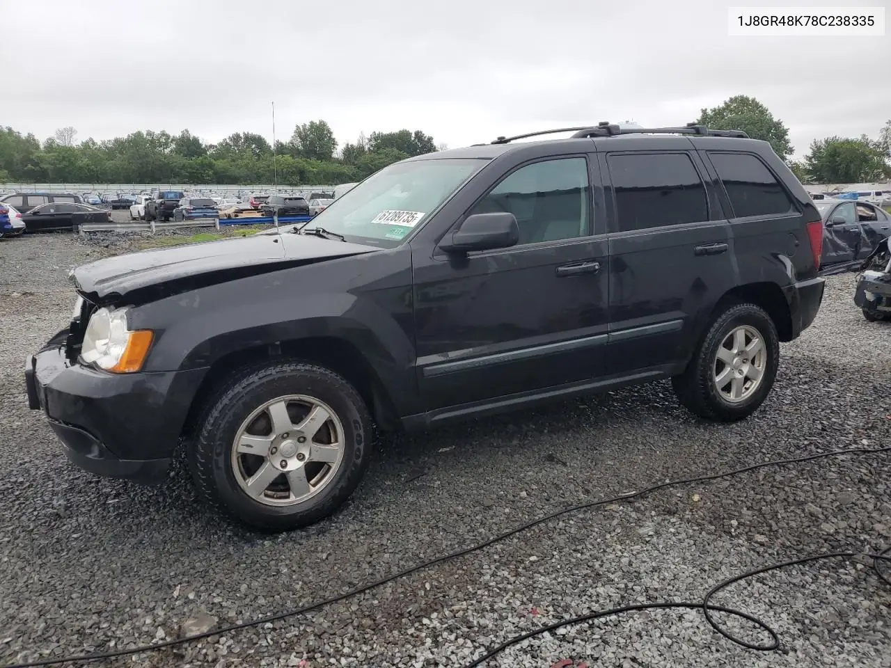 2008 Jeep Grand Cherokee Laredo VIN: 1J8GR48K78C238335 Lot: 61289735