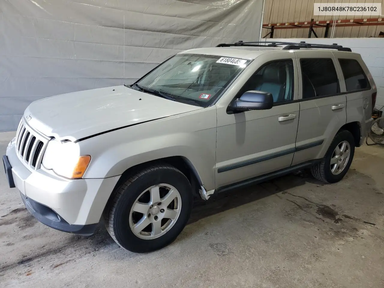 2008 Jeep Grand Cherokee Laredo VIN: 1J8GR48K78C236102 Lot: 61804085