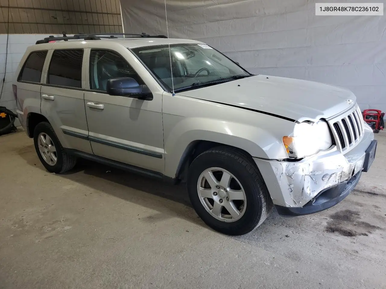 2008 Jeep Grand Cherokee Laredo VIN: 1J8GR48K78C236102 Lot: 61804085