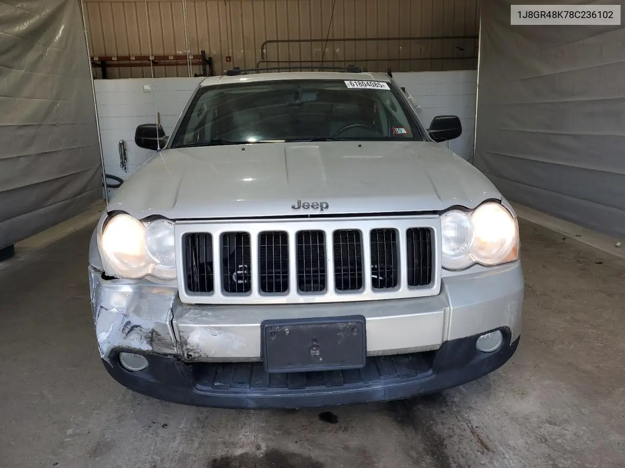 2008 Jeep Grand Cherokee Laredo VIN: 1J8GR48K78C236102 Lot: 61804085