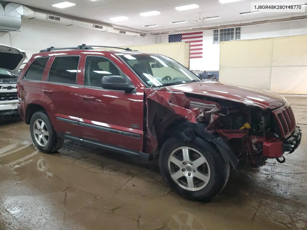 2008 Jeep Grand Cherokee Laredo VIN: 1J8GR48K28C148770 Lot: 62512865
