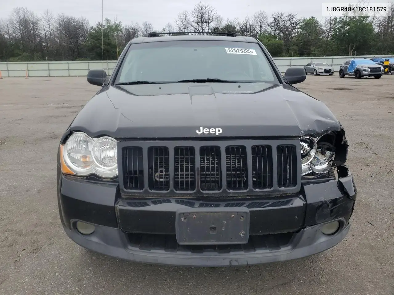 2008 Jeep Grand Cherokee Laredo VIN: 1J8GR48K18C181579 Lot: 62629205