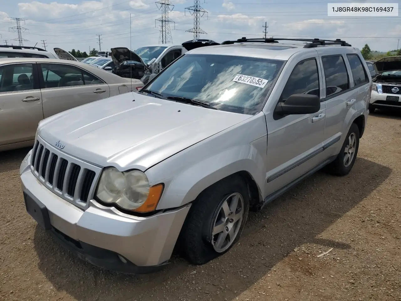 2008 Jeep Grand Cherokee Laredo VIN: 1J8GR48K98C169437 Lot: 63278355