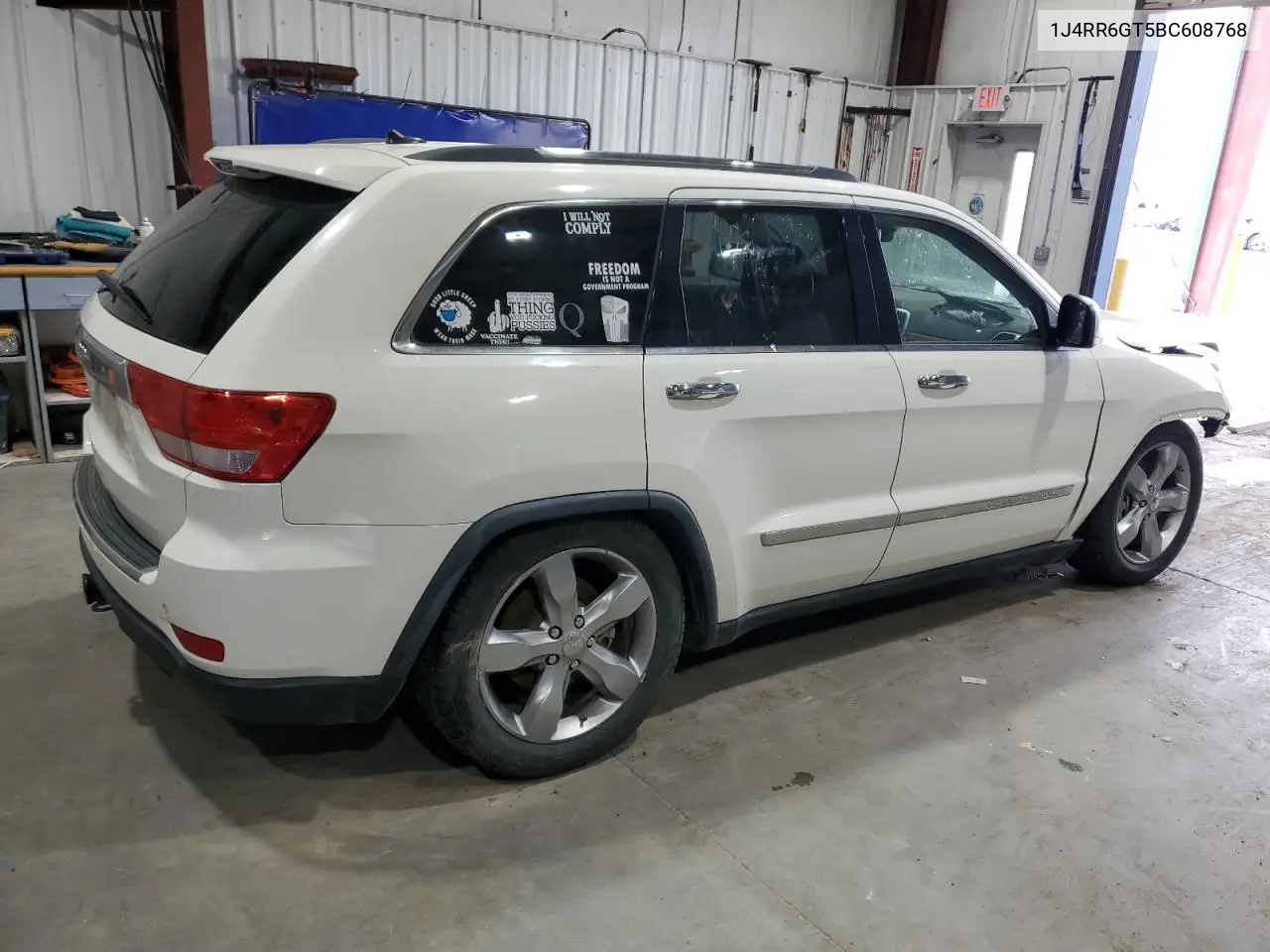 2011 Jeep Grand Cherokee Overland VIN: 1J4RR6GT5BC608768 Lot: 64141765